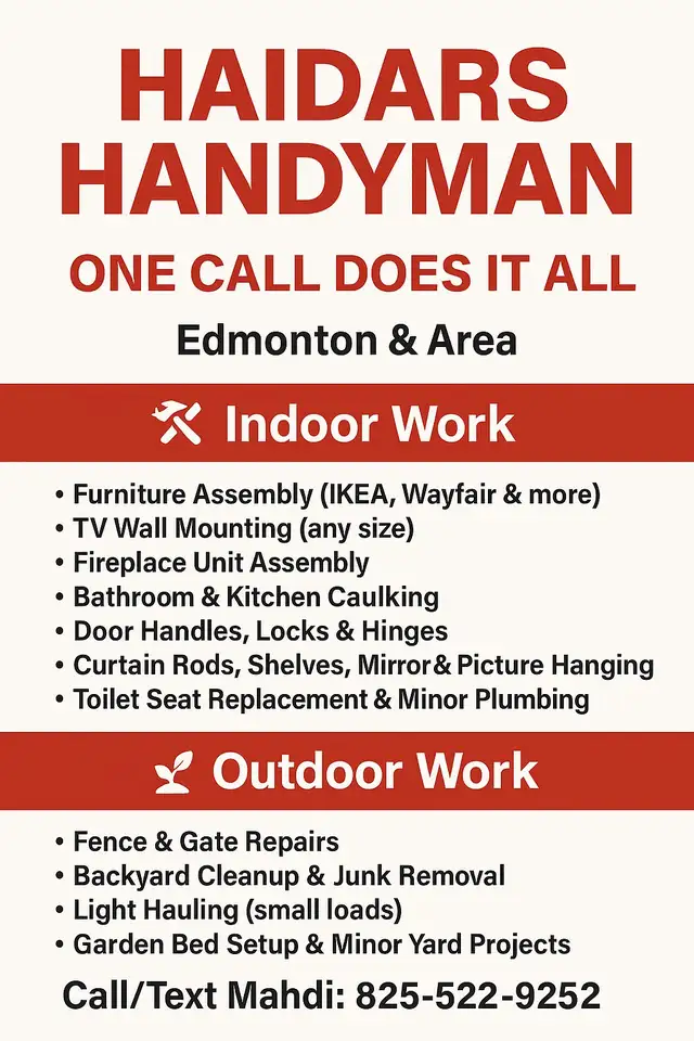handy man in Other in Edmonton - Image 2