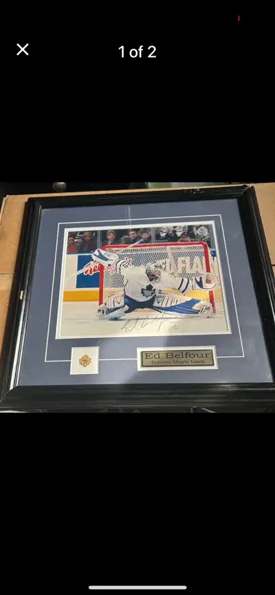 Ed Beflour Framed Autograph, View more