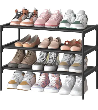 SONGMICS 3-Tier Shoe Rack Organizer, View more