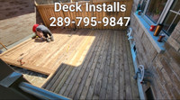 Pressure Treated Wood Deck and Fence