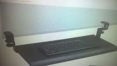 ErgoActive Under Desk Keyboard Tray with Clamp On Easy Install, View more