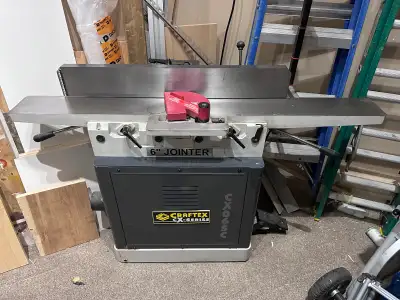 Craftex 6” x 56” helical head jointer, View more