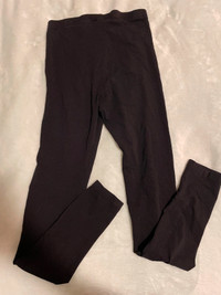 H&M black basic cotton leggings - 11/12 - EUC