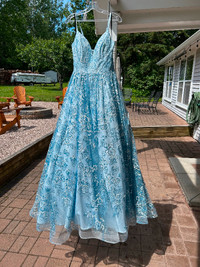 Baby Blue Prom Dress