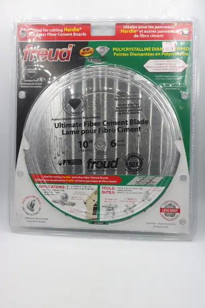 For Sale The fibre cement saw blade is ideal for renovation, demolition, siding, decking, electrical...