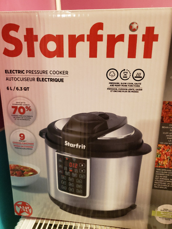 Starfrit pressure cooker. New in box. in Kitchen & Dining Wares in Chilliwack