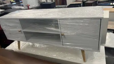 TV Stand Cabinet for TVs up to 55 Inches, Entertainment Unit wit, View more