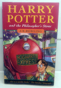 Harry Potter Philosopher's Stone 1st Edition, 1st Print - ERRORS