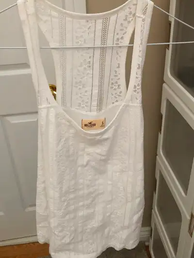 Women’s Hollister Classic White Eyelet Tank, size S, View more