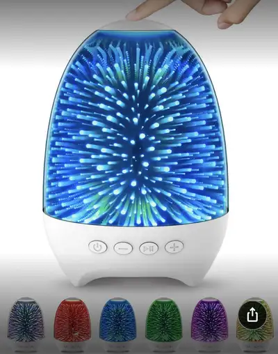 Brand new Night Light Bluetooth Speaker Bedside Table Lamp