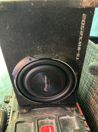 10 inch Pioneer Truck Subwoofer and Amp