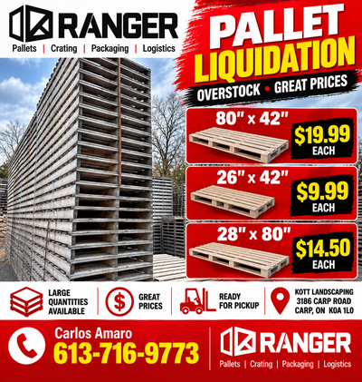PALLET LIQUIDATION — LIMITED QUANTITIES Great prices. First come, first served! We have a limited qu...