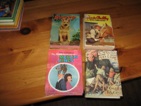 VINTAGE KID'S BOOKS - Rin Tin Tin, Annie Oakley & 2 others