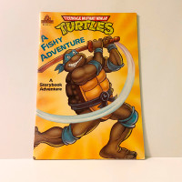 Vintage 1990 TMNT A Fishy Adventure Teenage Mutant Ninja Turtles