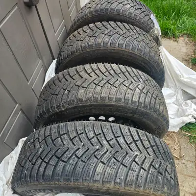 Winguard Winspike 3 used winter tires. Originally on a 2022 Jeep Cherokee. Only used for 1 1/2 winte...