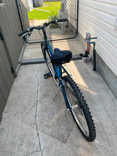 Ladies Rover 303 Univega Mountain Bike. 7 speed. Free wheel rear cogs and Shinamo deraileur. Seat ha...