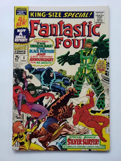 Fantastic Four Annual 5 (1967) comic book, View more