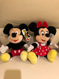 Official Mickey and Minnie Plush Set from Disneyland