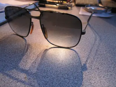 Crown   Aviator Sunglasses  Glass Lenses Made Japan Vintage Rare, View more