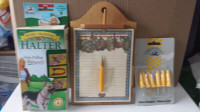 WOODEN WALL WRITING TABLET PLUS CORN HOLDERS