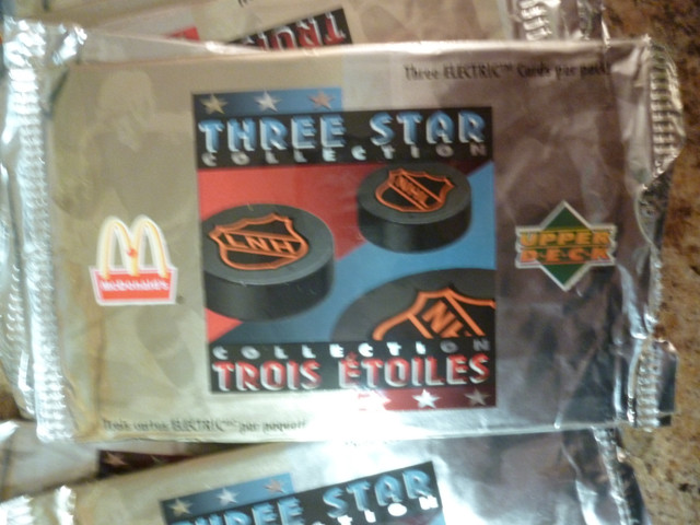 McDonalds Upper Deck hockey card packs x 160 ish - opened w list in Arts & Collectibles in Vernon - Image 3