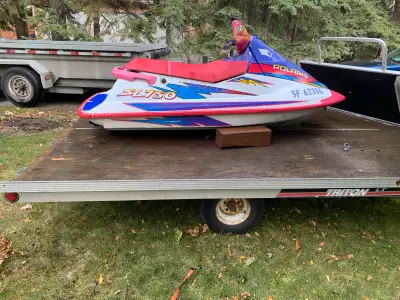 1995 Polaris sl750, power trim and tilt, triple outlet fuel pump upgrade, the jetski starts and runs...