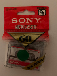 À vendre Microcassette vintages pour dictaphone Sony 60 minutes