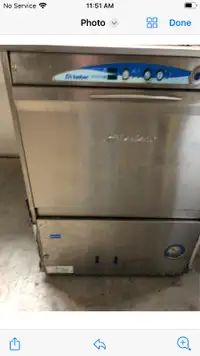 Commercial dishwasher