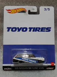 Hotwheels '69 Nissan Skyline Van- Toyo Tires 