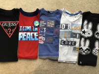 2T- ..5 T-shirt's / short sleeves ……..$5