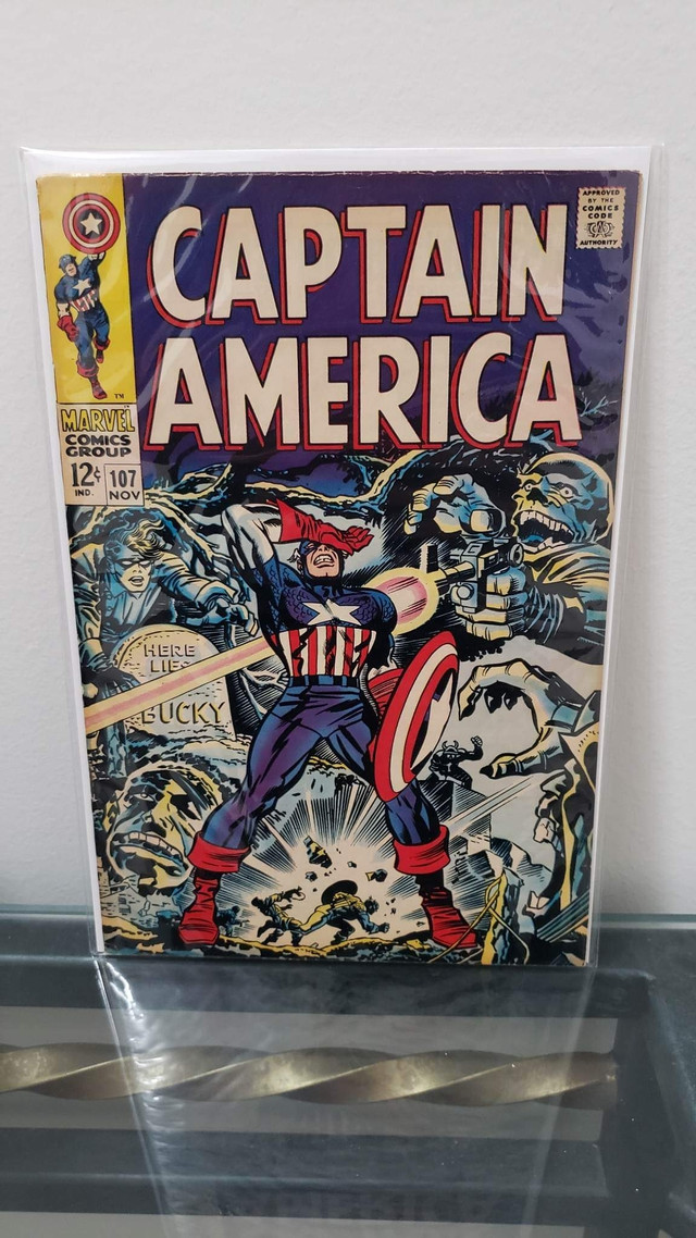 Captain America #107 (1968) First appearance of Dr. Faustus in Comics & Graphic Novels in Mississauga / Peel Region
