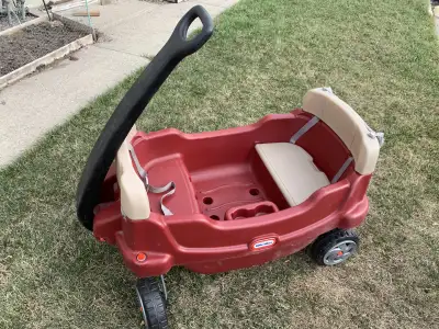 Little Tikes Deluxe Ride & Relax 2-Seat Wagon — Red, View more