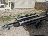 3 place motorcycle trailer