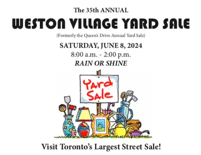 Weston Village Yard Sale