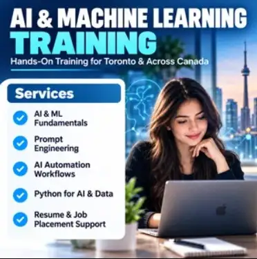 AI Machine Learning Course Ottawa | Python ChatGPT Automation Pl