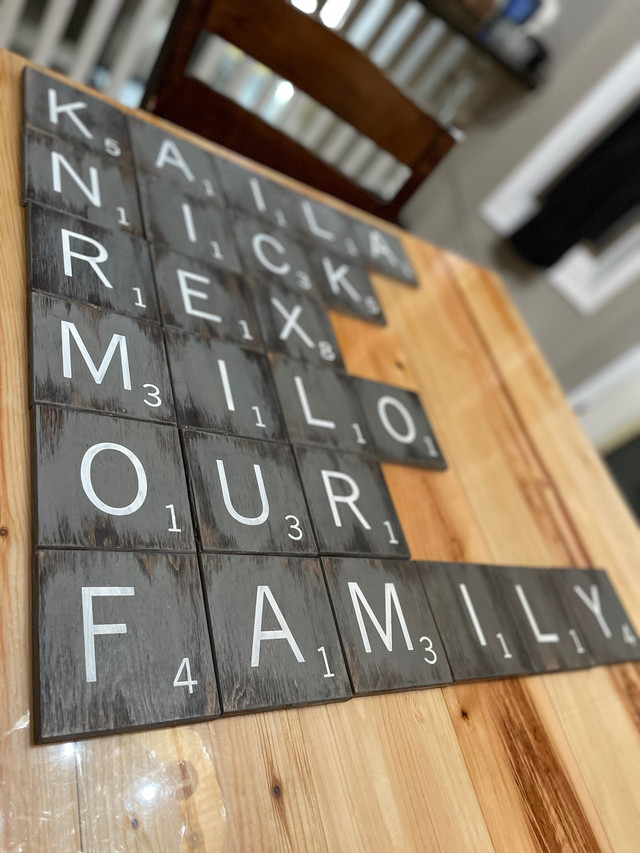 Scrabble tiles  in Home Décor & Accents in Saskatoon