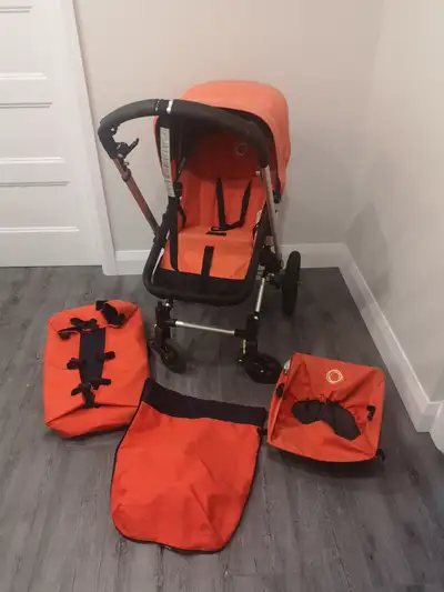 Bugaboo Frog and Bugaboo Cameleon strollers., View more