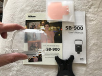 Nikon SB-900 Flash Filter Kit and stand.