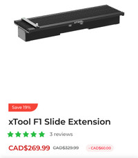 XTool F1 slide extension - new in box