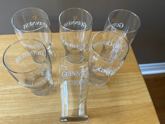 Beer Glasses-Guinness  in Kitchen & Dining Wares in Mississauga / Peel Region - Image 2