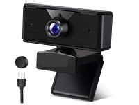 New Webcam HD 1080P with Noise Canceling Microphone
