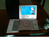 PORTABLE DVD WITH REMOTE IN MINT COND.