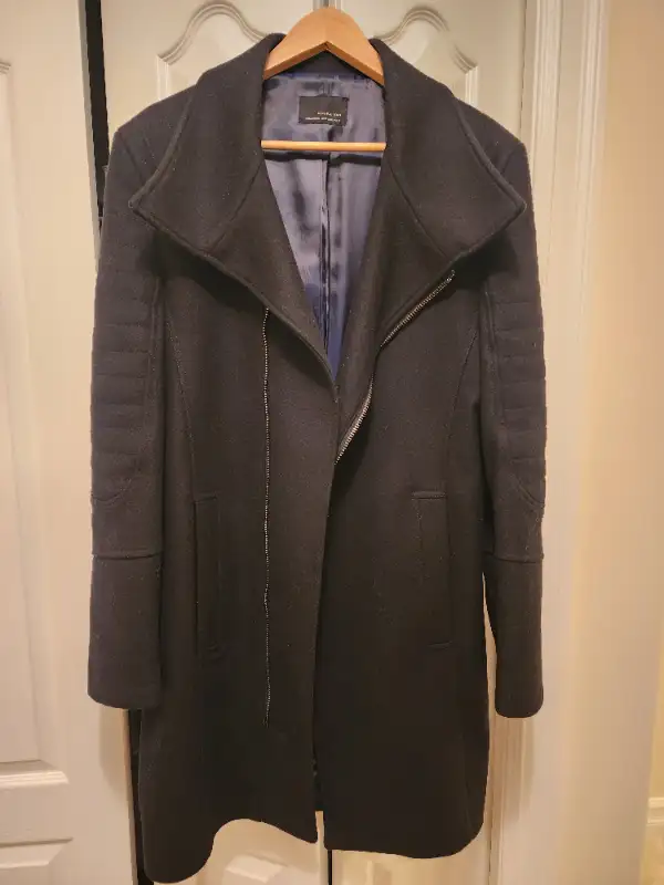 Winter Men Black Coat – ZARA in Men's in Strathcona County - Image 2