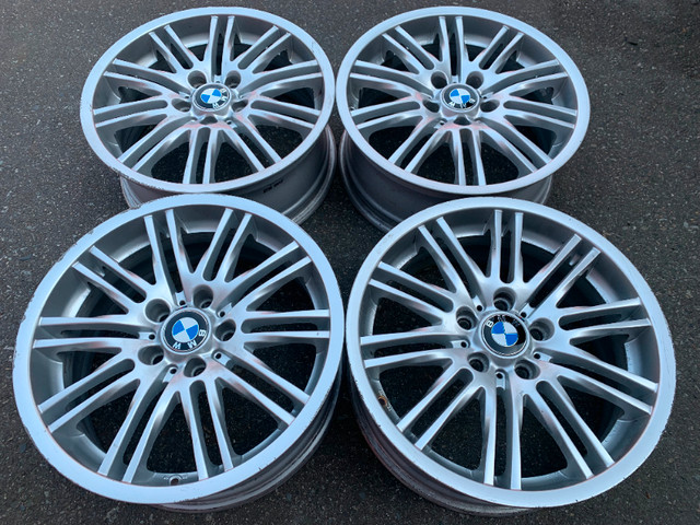 Set of Genuine Factory 18X7.5 style 164 Z4/E46 M3 rims good cond in Tires & Rims in Delta/Surrey/Langley - Image 2