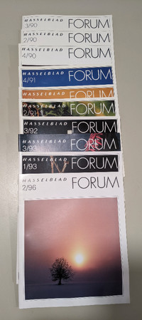 Hasselblad Forum magazines from 90s New 10 for $25