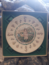 Kate Greenaway Almanac Plate Pisces