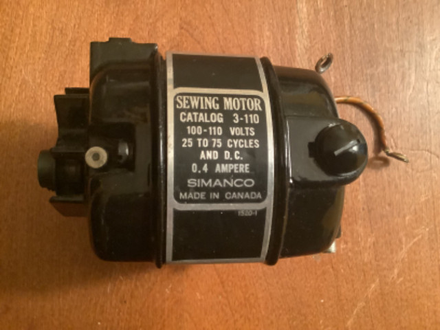 Singer Featherweight Sewing Machine Motor in Hobbies & Crafts in Grand Bend