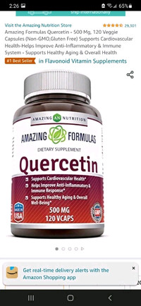 New Sealed- Quercetin, 500 mg, 120 Veggie Capsules Immune System