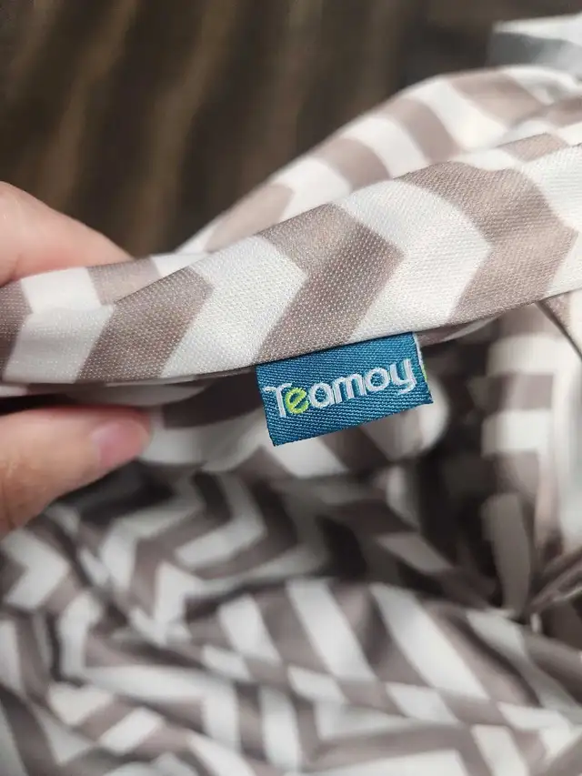 2 Teamoy Grey and White Stripped Diaper Pail Bags in Bathing & Changing in Edmonton - Image 3