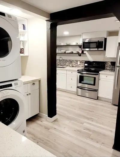 Bright & spacious fully furnished basement suite in the heart of Vernon. Available April 1st. Comes...